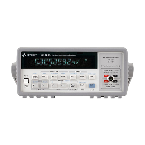 34420A Keysight 是德 七位半數(shù)字納伏表/微歐表-美佳特科技